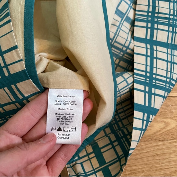 Anthropologie Girls From Savoy Plaid Skirt - Picture 6 of 6